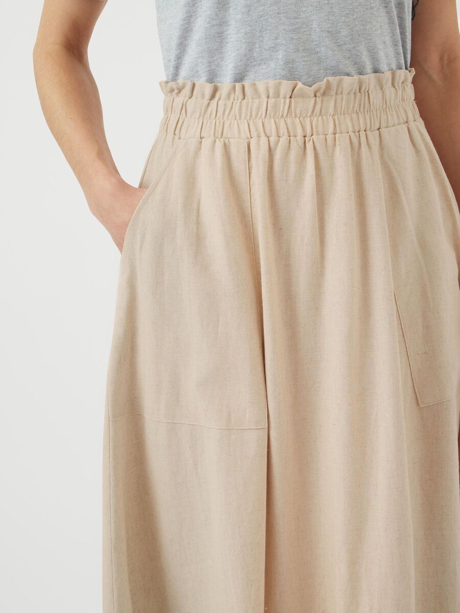 Carousel image - YASFLAXY MIDDELLANGE ROK, Birch | 3