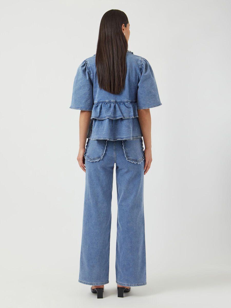 YAS YASSCALA HIGH WAISTED JEANS, Light Blue Denim, highres - 26039111_LightBlueDenim_004.jpg