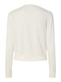 Product image thumbnail - YASLINNEA  KNITTED CARDIGAN, Pristine | 6