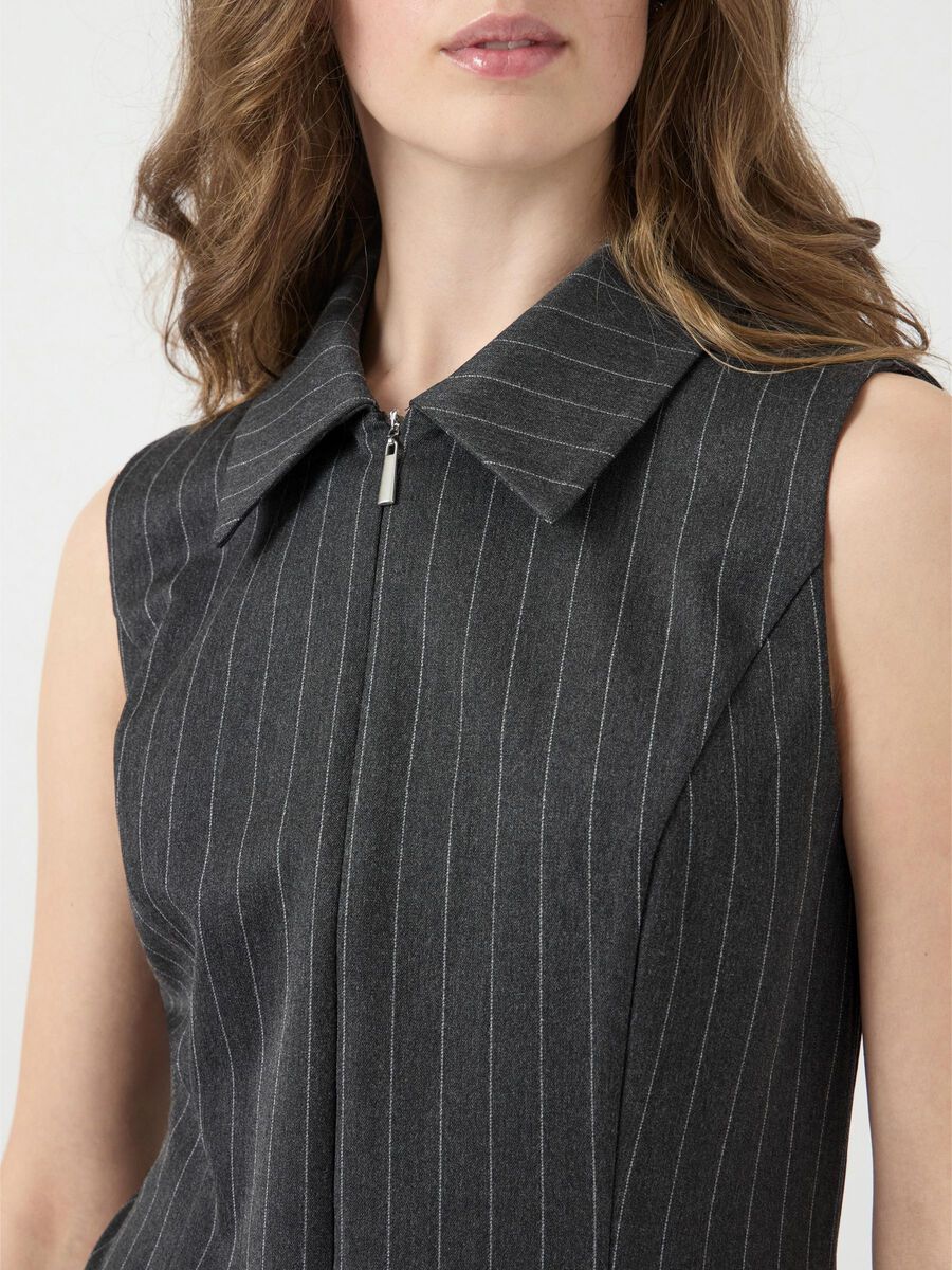 Carousel image - YASNAOMI VESTITO MINI, Dark Grey Melange | 3