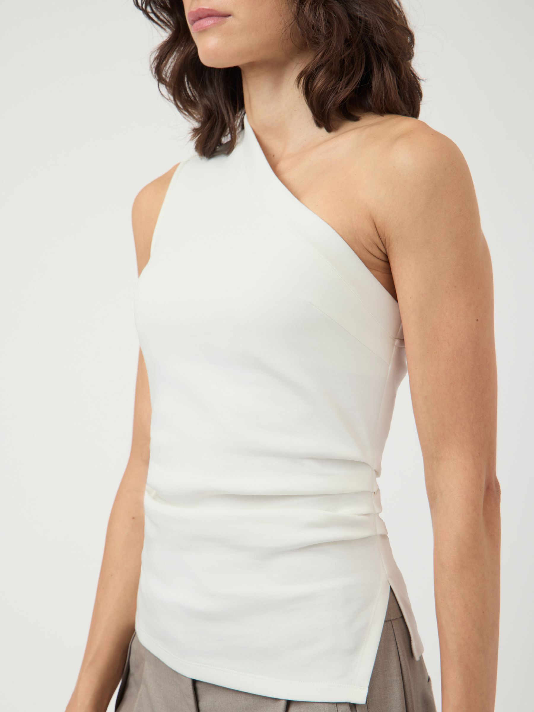 YASVENICE ONE-SHOULDER TOP | White | YAS® France