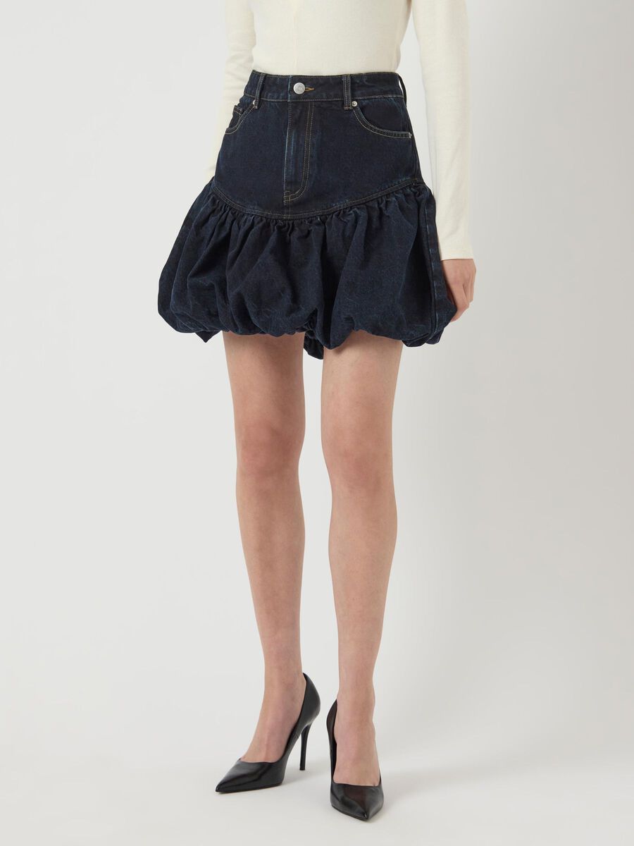 YAS YASBROOKE DENIM BUBBLE MINI SKIRT, Dark Blue Denim, highres - 26039908_DarkBlueDenim_003.jpg
