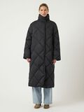 Product image thumbnail - YASSELURA LANG GEWATTEERDE JAS, Black | 1