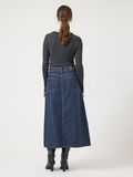 Product image thumbnail - YASSORINA - TMH - DENIM MINI-ROBE, Medium Blue Denim | 2