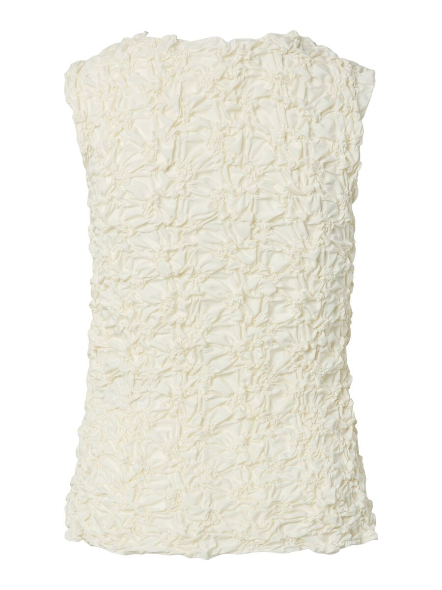 Carousel image - YASMERA TOP SENZA MANICHE, Birch | 6