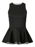 Product image thumbnail - YASNAOMI TOP SANS MANCHES, Black | 7