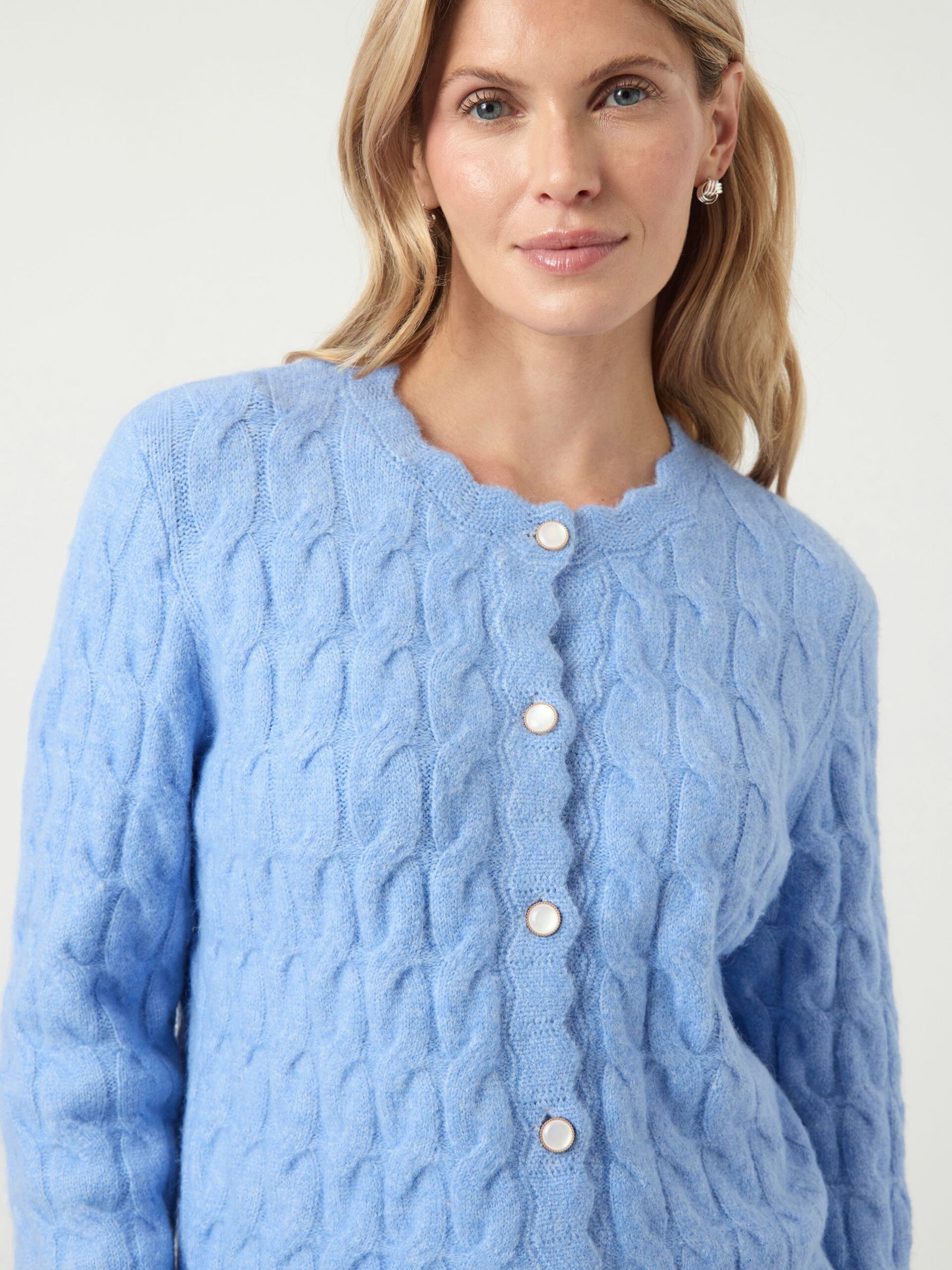 Carousel image - YASBUBERA GEBREID VEST, Vista Blue | 3