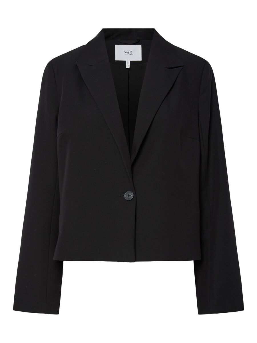 Product carousel image - YASDAKOTA CROPPED BLAZER, Black | 2