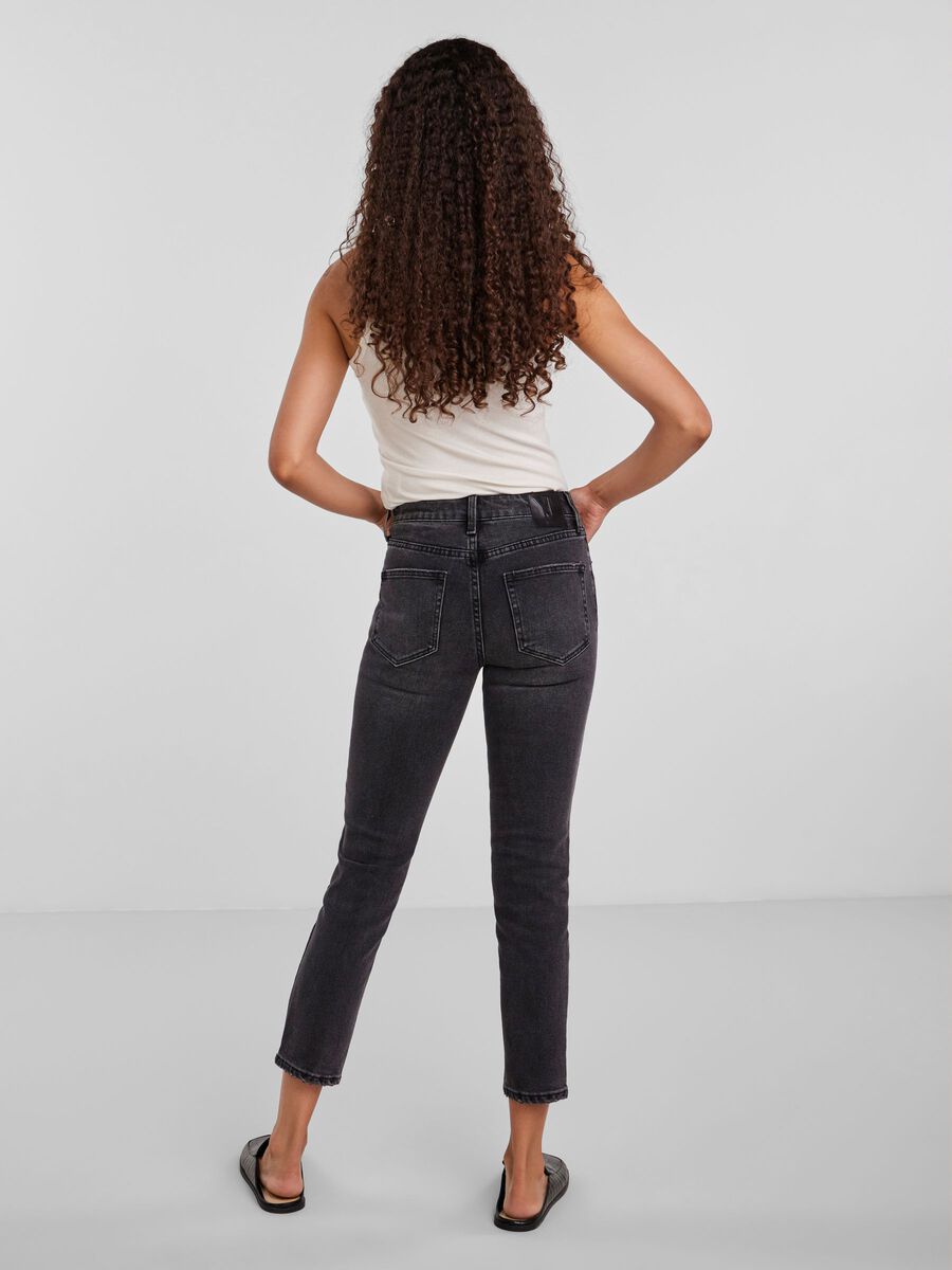 Y.A.S YASZEO JEANS TAGLIO CORTO, Dark Grey Denim, highres - 26029016_DarkGreyDenim_004.jpg