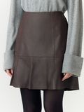 Product image thumbnail 3 YASCOLLY LEATHER SKIRT, Chocolate Brown