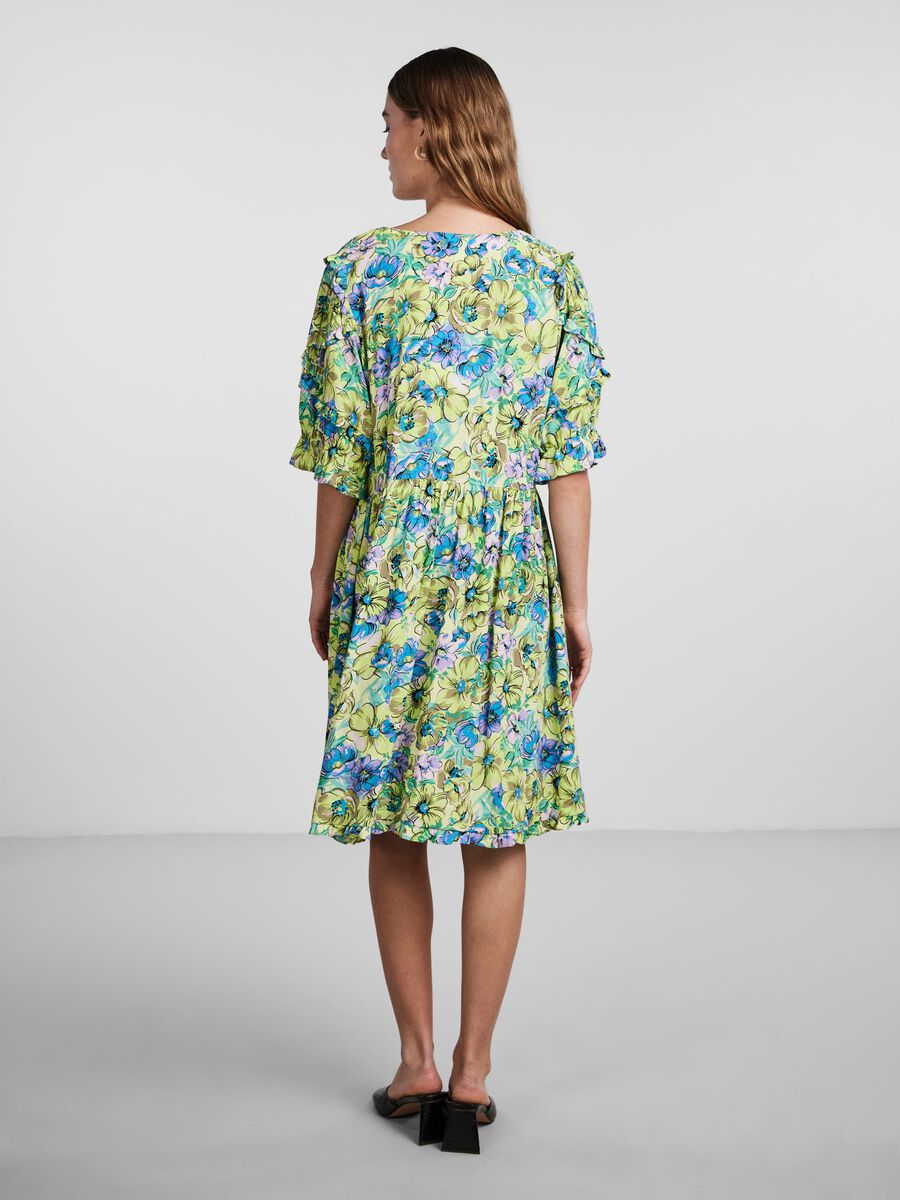 Y.A.S YASLOMISA MINI DRESS, Elfin Yellow, highres - 26029637_ElfinYellow_1010980_004.jpg
