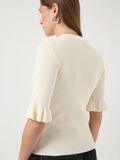Product image thumbnail - YASMIKLA KNITTED TOP, Pristine | 3