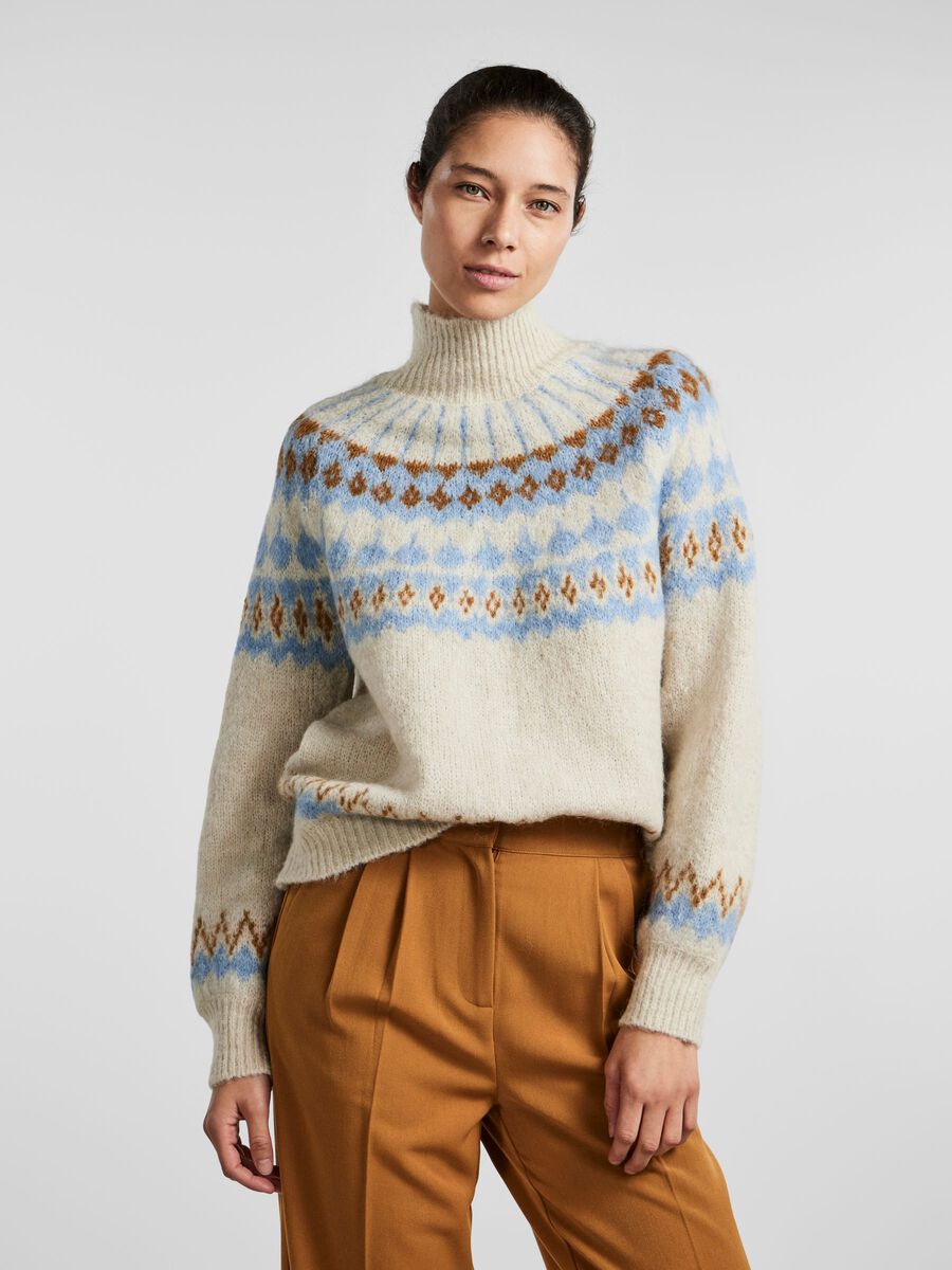 flod vejkryds Synslinie Beige YASISTA KNITTED PULLOVER | Y.A.S®