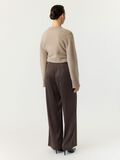 Product image thumbnail 2 SPODNIE Z SZEROKIMI NOGAWKAMI, Chocolate Brown
