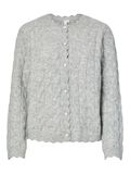 Product image thumbnail - YASBUBERA CARDIGAN EN MAILLE, Light Grey Melange | 5