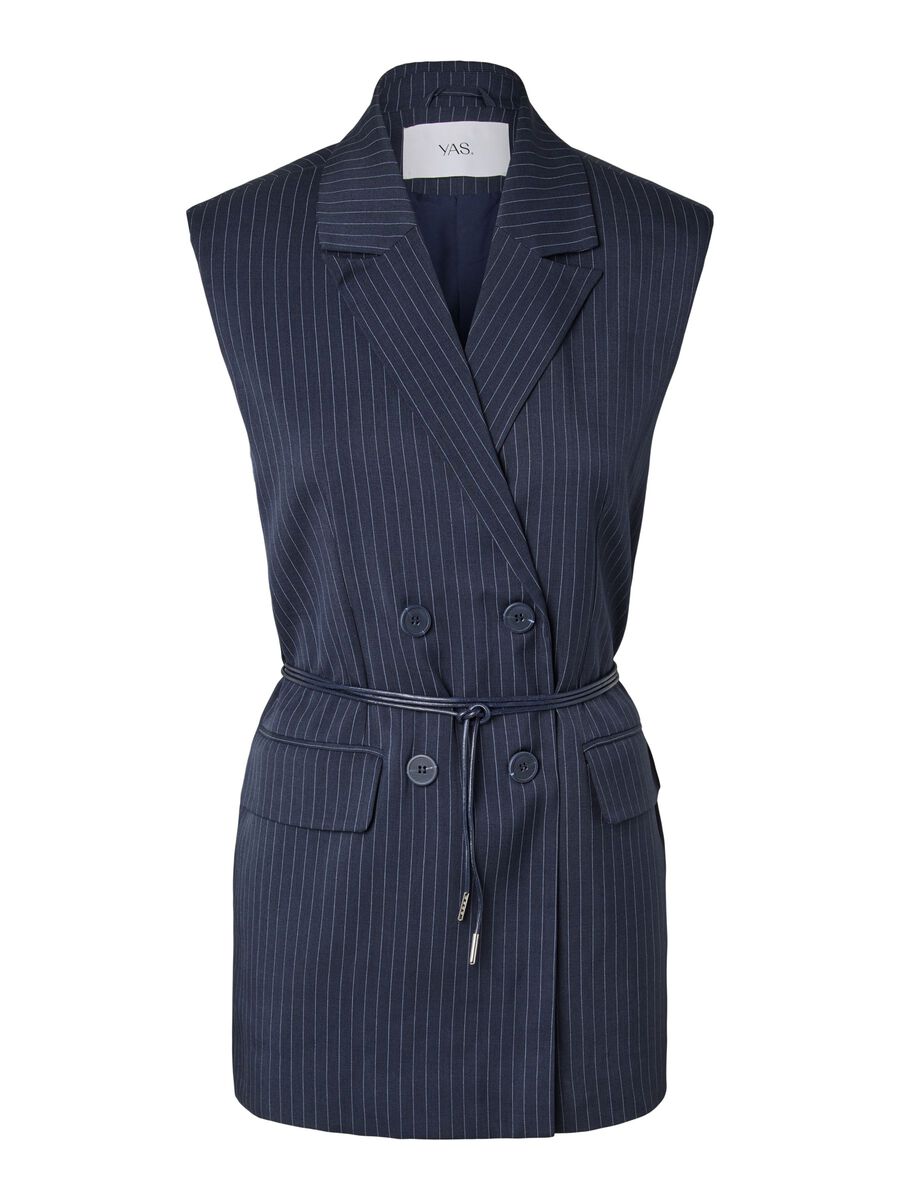 Product carousel image - YASSHIMMA WAISTCOAT, Navy Blazer | 1