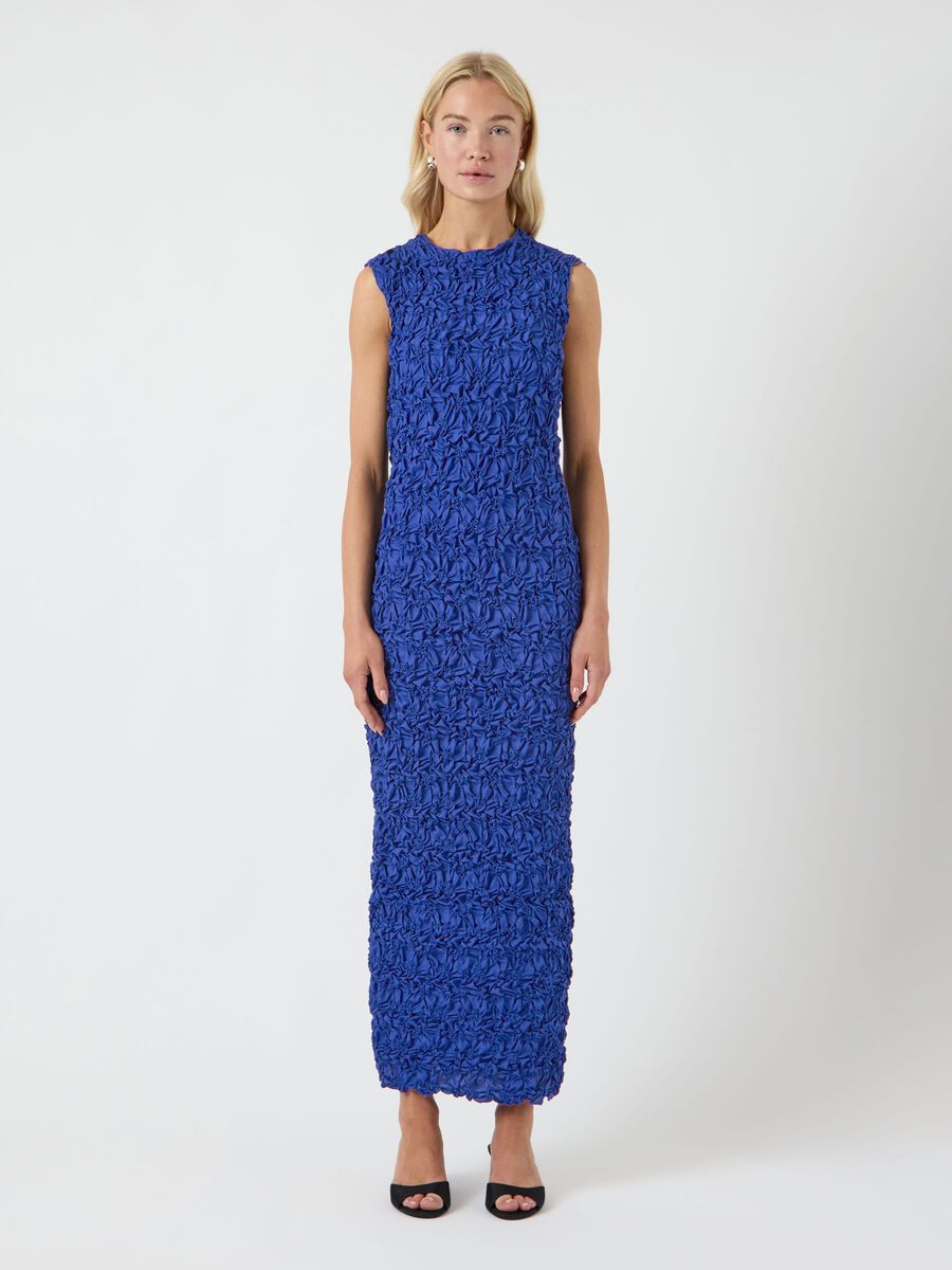 Product carousel image - YASMERA MIDI DRESS, Dazzling Blue | 1