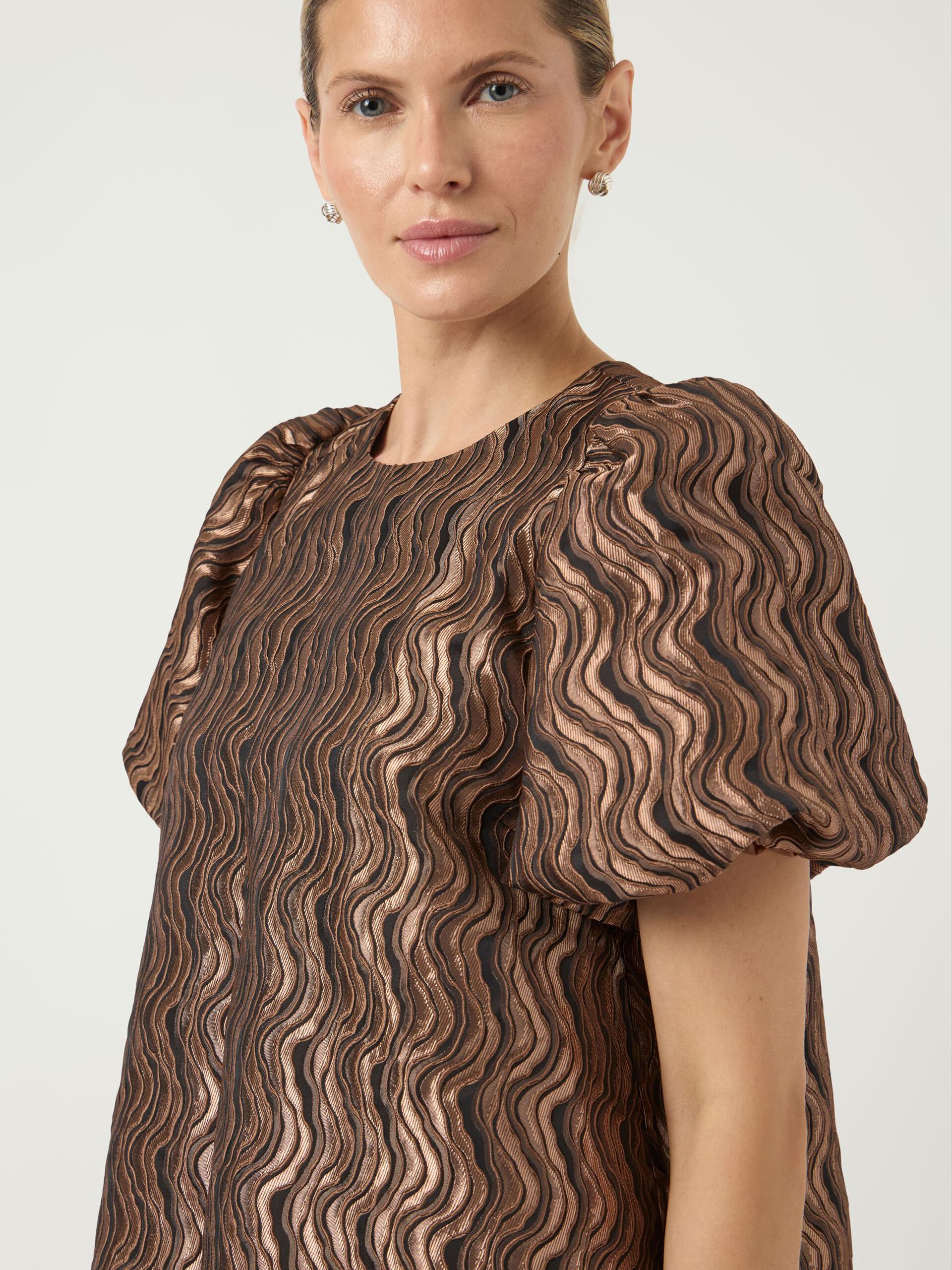 Carousel image - YASSIRLEY MINI DRESS, Mocha Mousse | 3