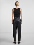 Y.A.S YASLINE LEATHER TROUSERS, Black, highres - 26031884_Black_004.jpg