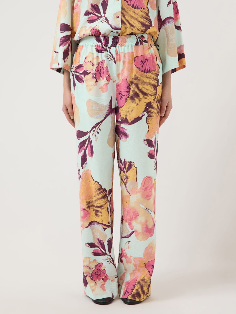 Product carousel image - YASERINI HW TROUSERS, Soothing Sea | 1