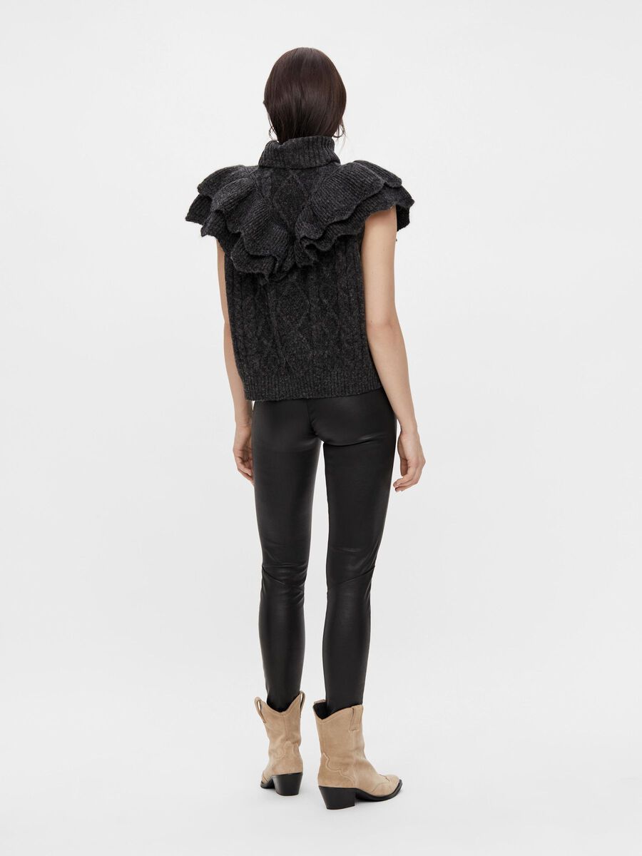 Y.A.S YASCHOKO KNITTED PULLOVER, Dark Grey Melange, highres - 26025106_DarkGreyMelange_004.jpg