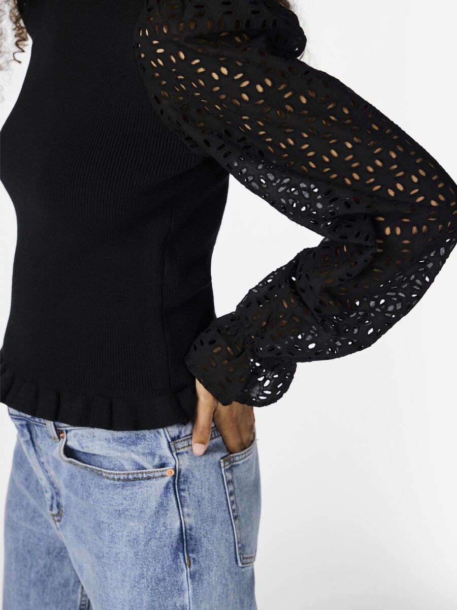 Carousel image - YASHOLLI PULL EN MAILLE, Black | 3
