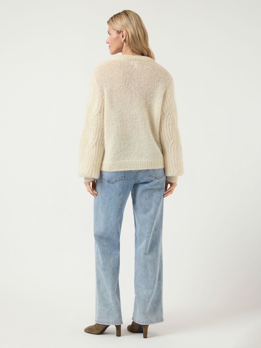 Carousel image - YASZUMA WOOL BLEND KNITTED CARDIGAN, Birch | 2