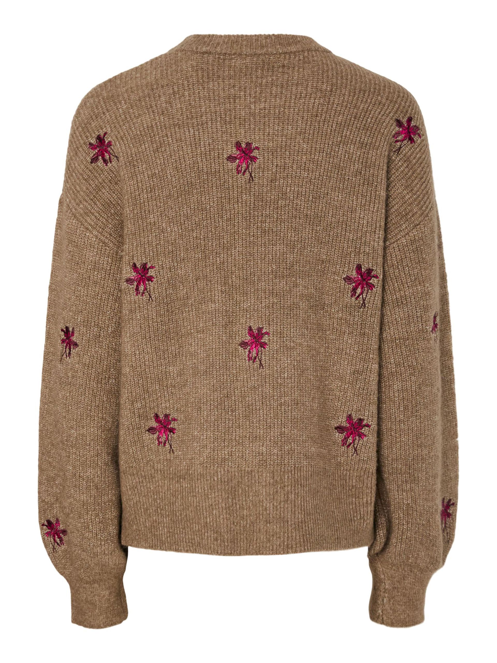 Carousel image - YASFLEUR KNITTED JUMPER, Taupe Gray | 6