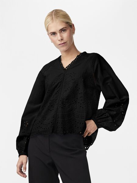 Y.A.S YASLUMA LONG SLEEVED TOP, Black, highres - 26032810_Black_003.jpg