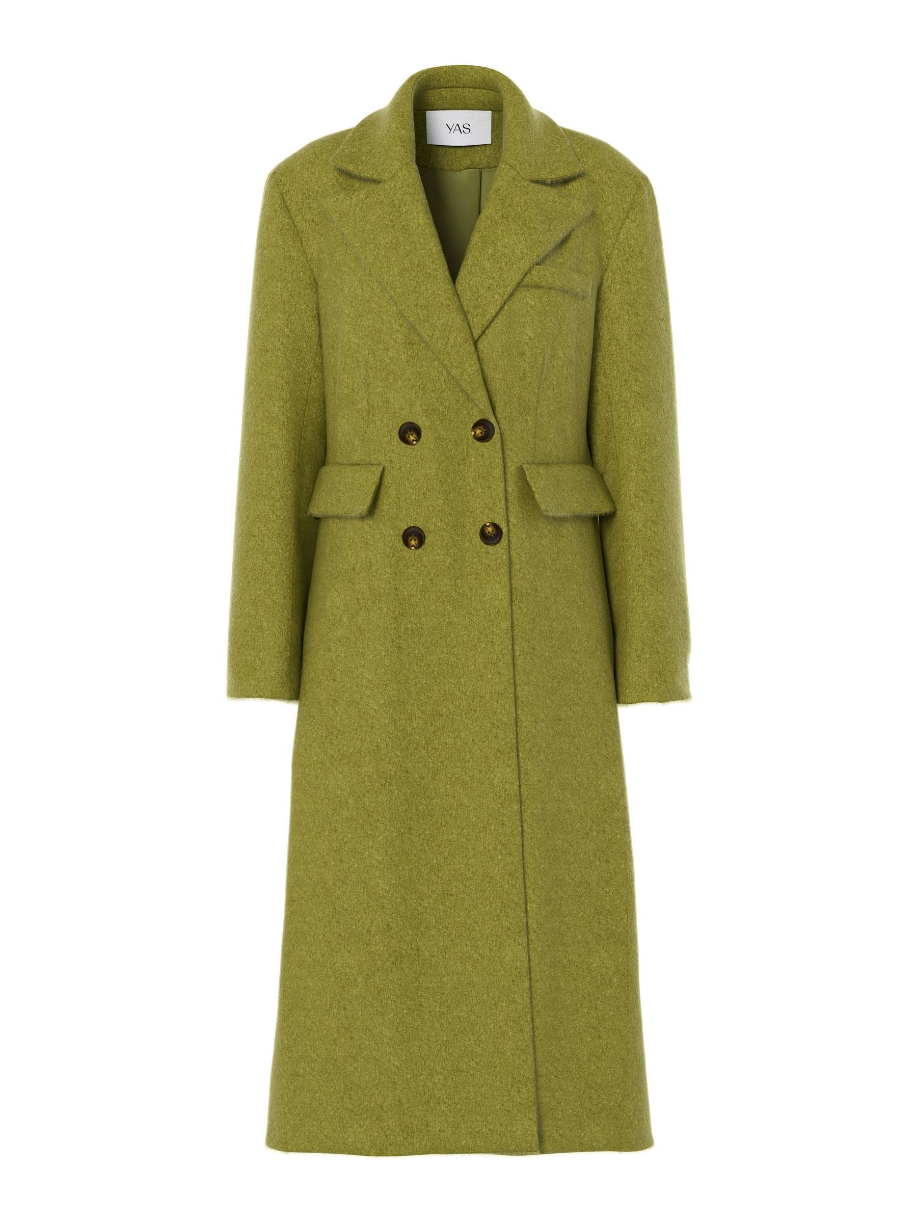 YASROYLA WOOL BLEND COAT | Red | YAS® Denmark
