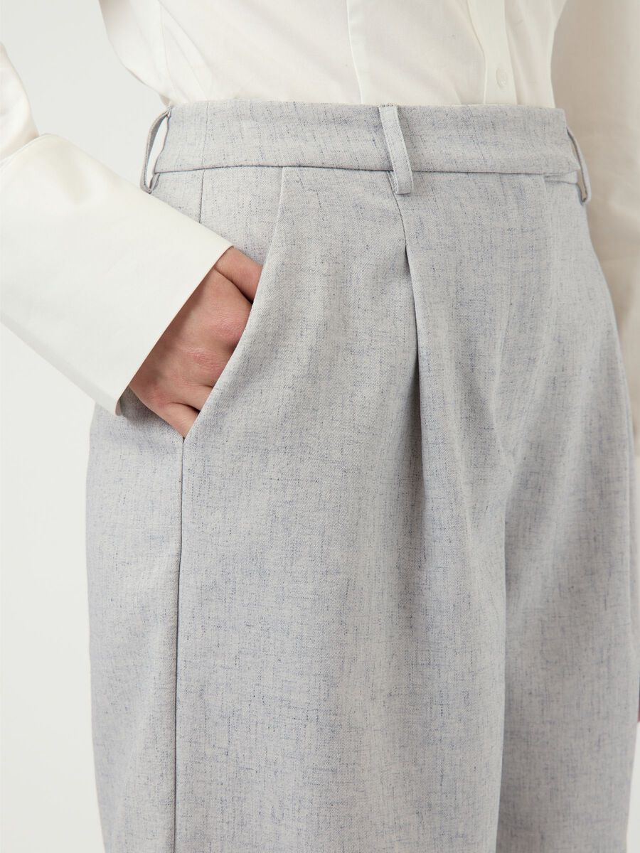 Carousel image - YASRIU SHORTS, Light Grey Melange | 3