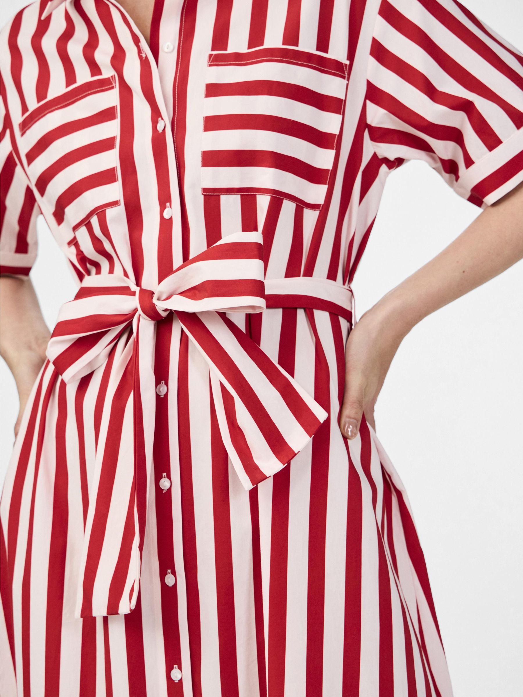 YASCLAUDI SHIRT DRESS Red YAS Germany
