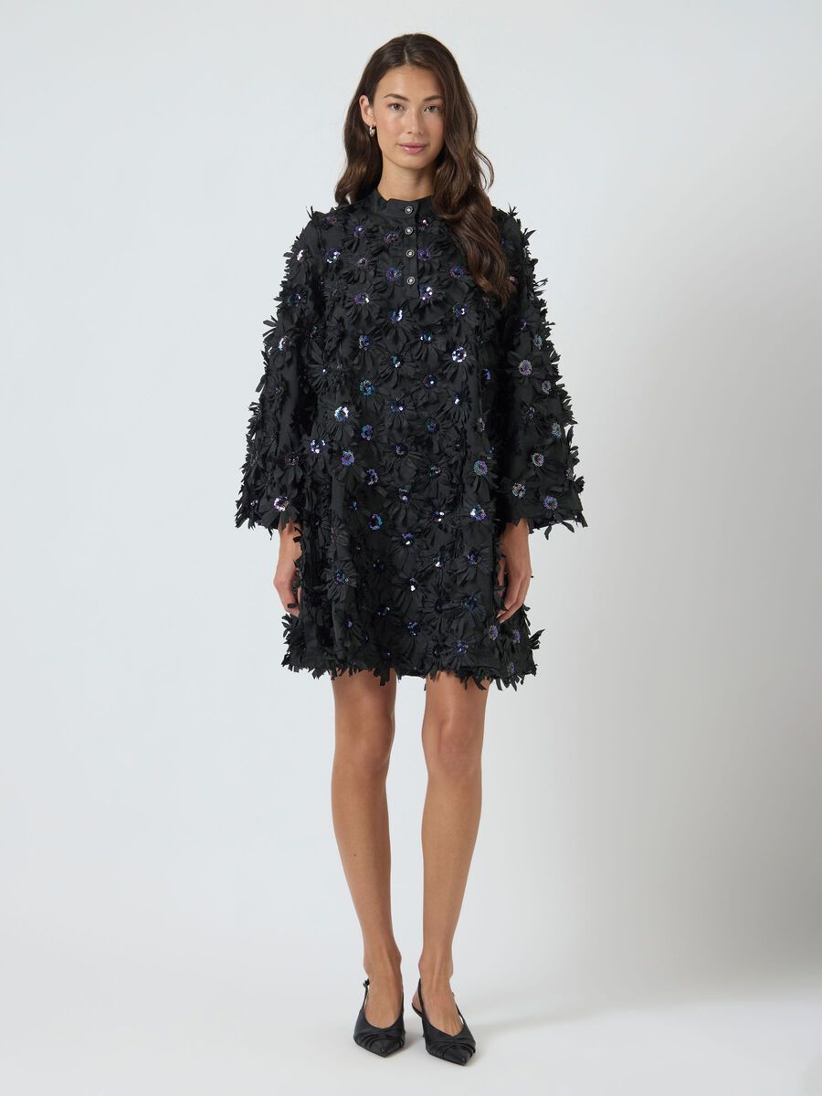 Product carousel image - YASABELONE MINI DRESS, Black | 1