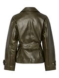 Product image thumbnail - YASLIBBO LEATHER JACKET, Teak | 7