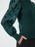 Product image thumbnail - YASDOTME BALLOON SLEEVE TOP, Ponderosa Pine | 3