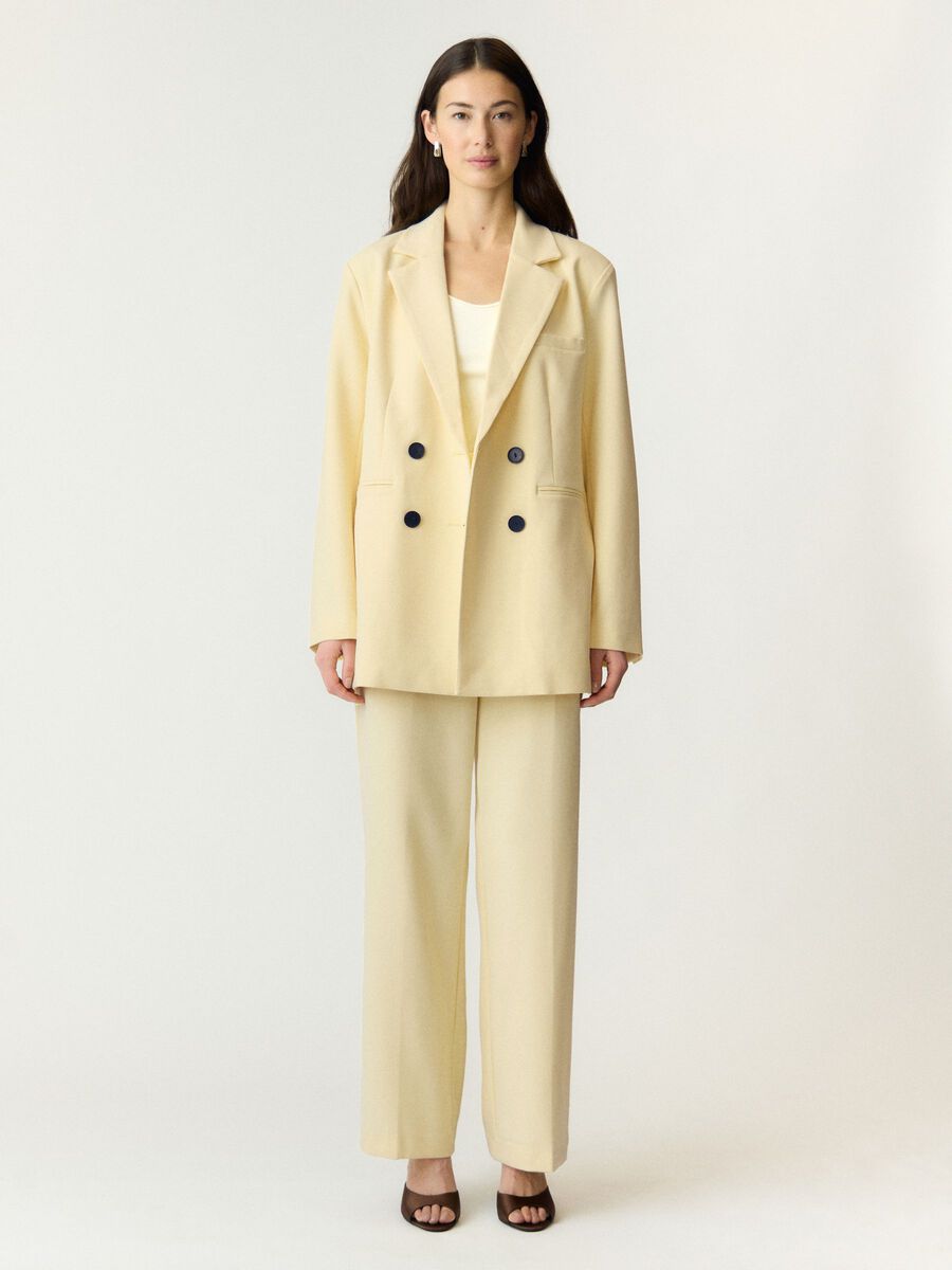 Product carousel image - YASLIKKA OVERSIZED BLAZER, French Vanilla | 1