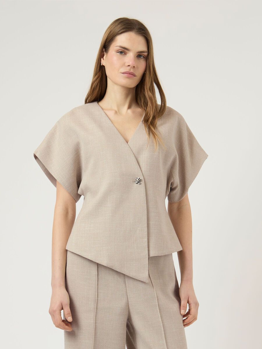 Product carousel image - YASCOMIRA BLAZER, Oatmeal | 1