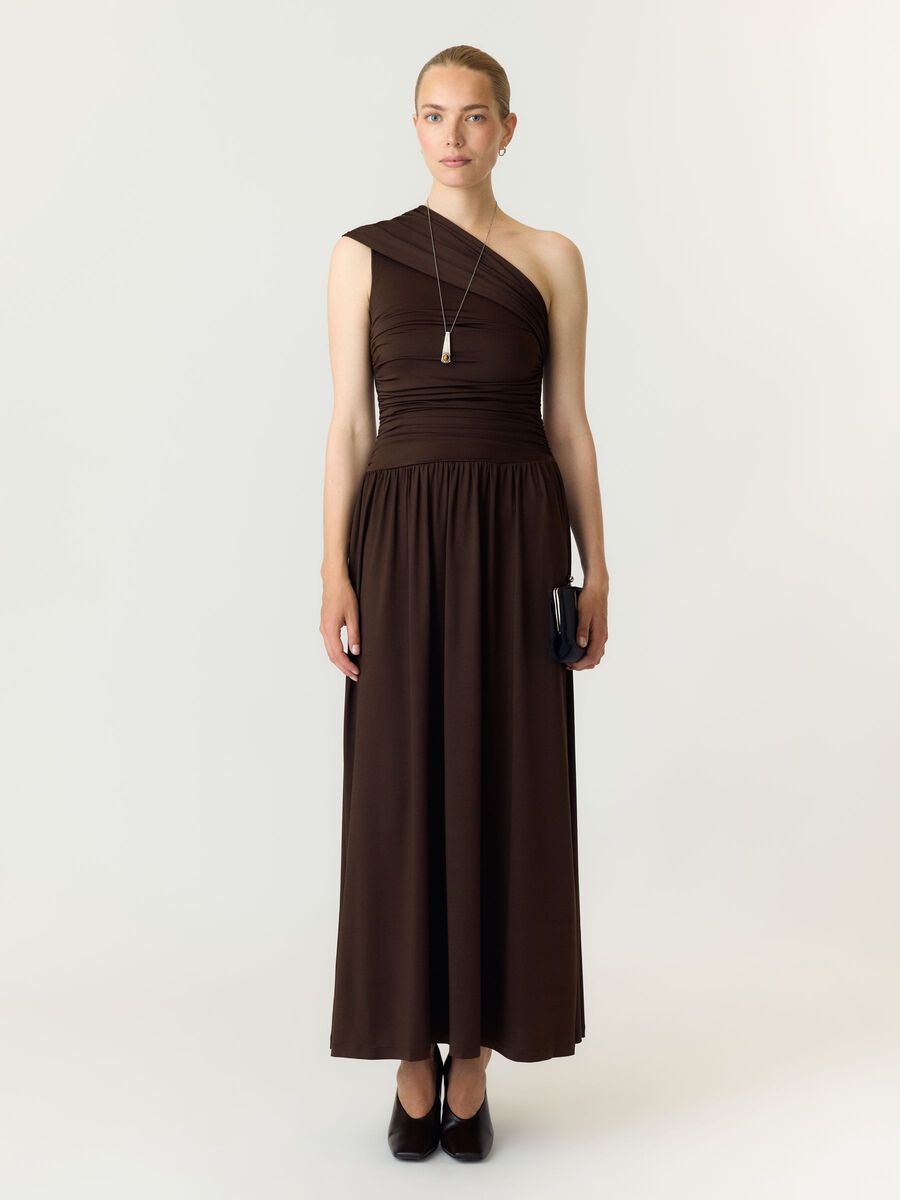Carousel image 5 YASWINJA  MAXI DRESS, Coffee Bean