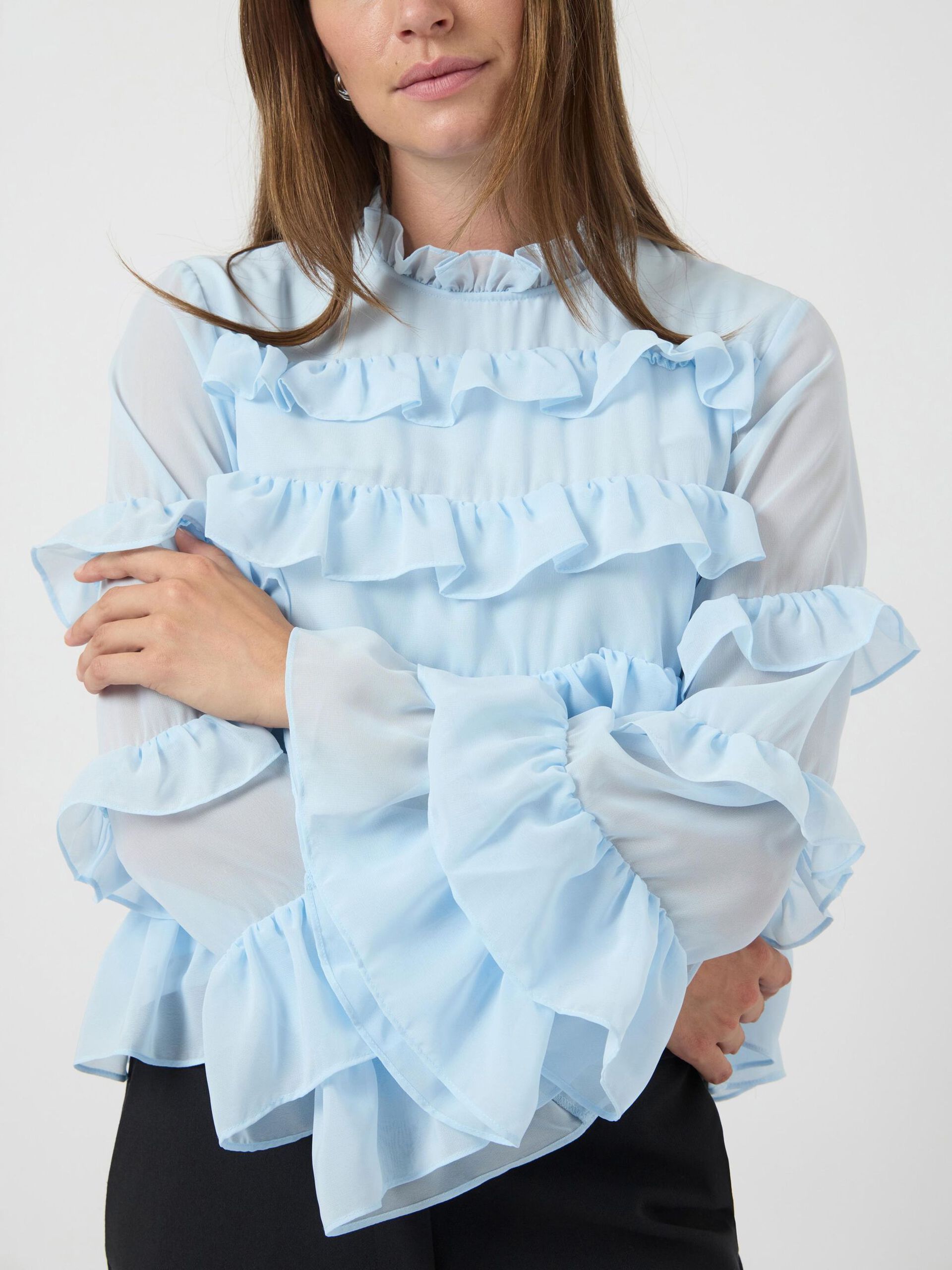 Carousel image - YASZERA LONG SLEEVED TOP, Ice Water | 5