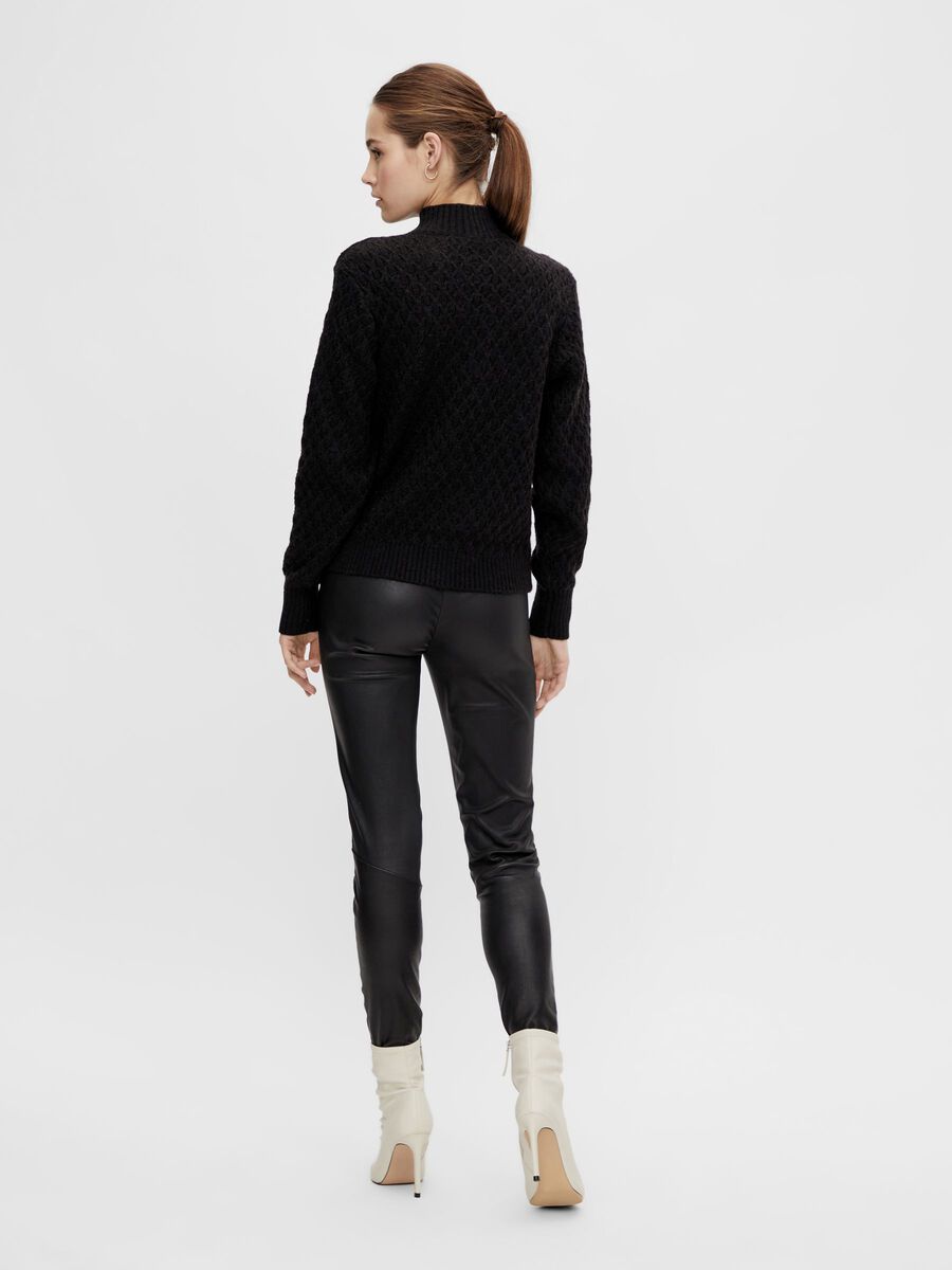 Y.A.S YASBRIVA KNITTED PULLOVER, Black, highres - 26023550_Black_004.jpg