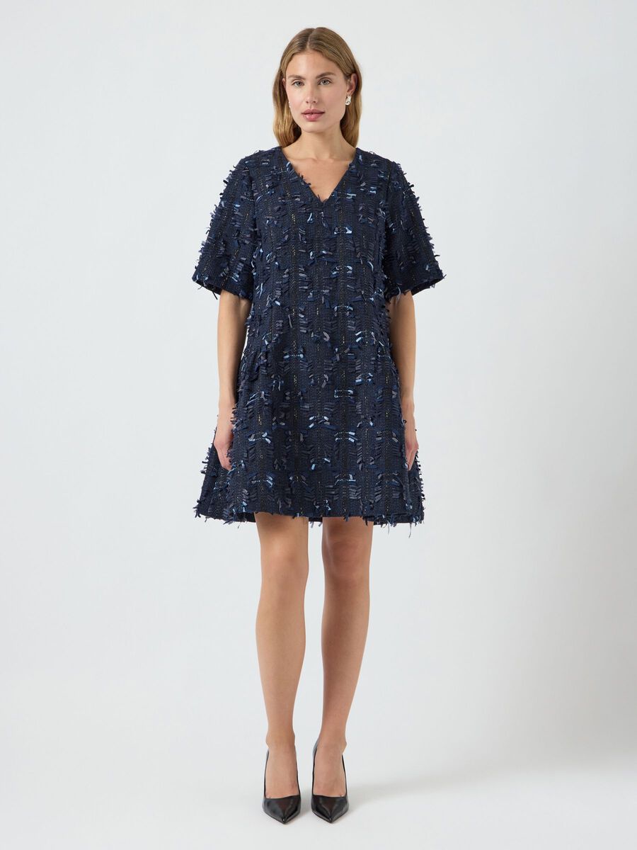 Product carousel image - YASDIRA 2/4 MIDIKLÄNNING, Navy Blazer | 1