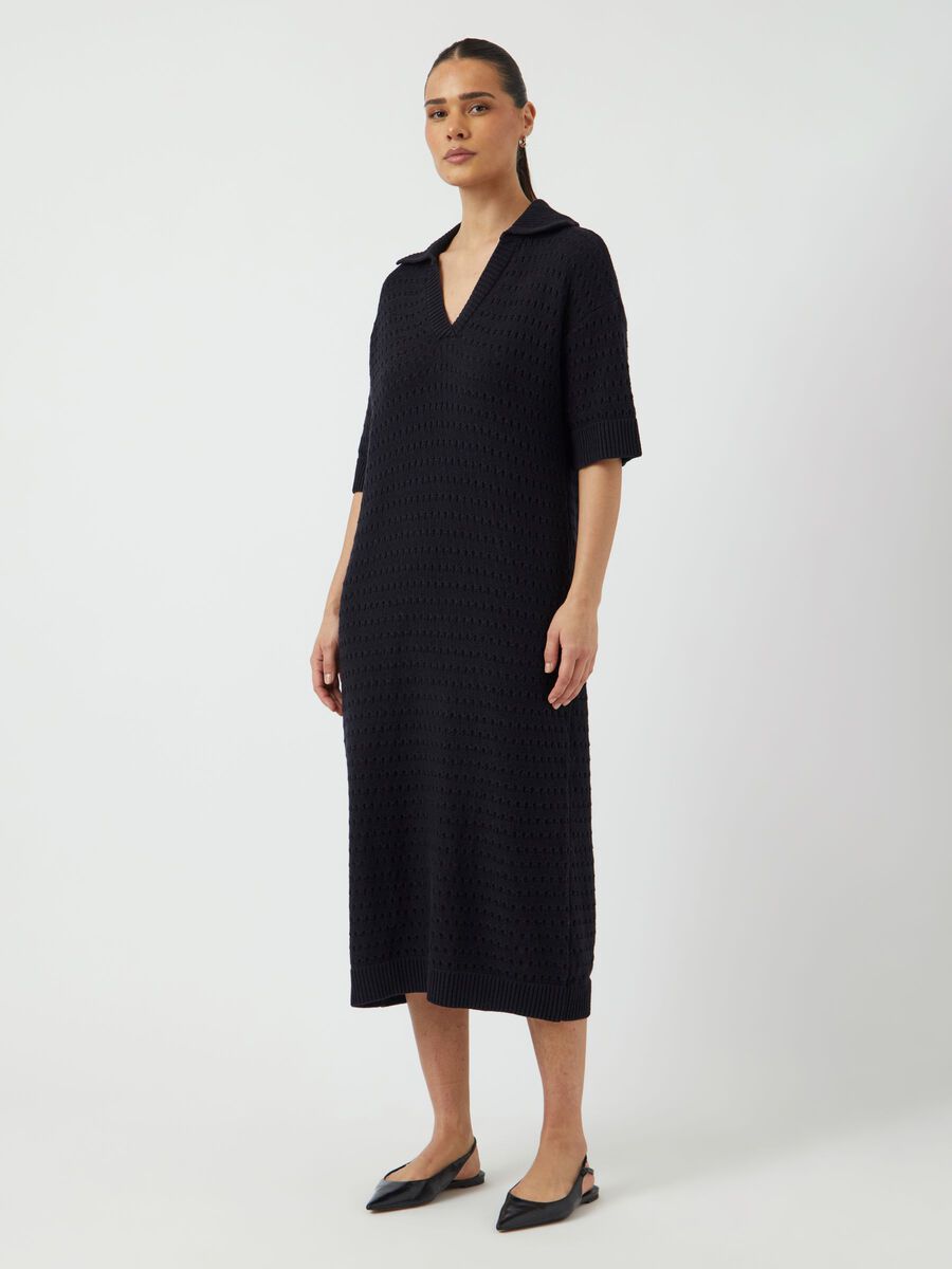 Product carousel image - YASCIBYL MIDI DRESS, Black | 1