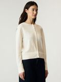 Product image thumbnail - YASLINNEA  KNITTED CARDIGAN, Pristine | 3