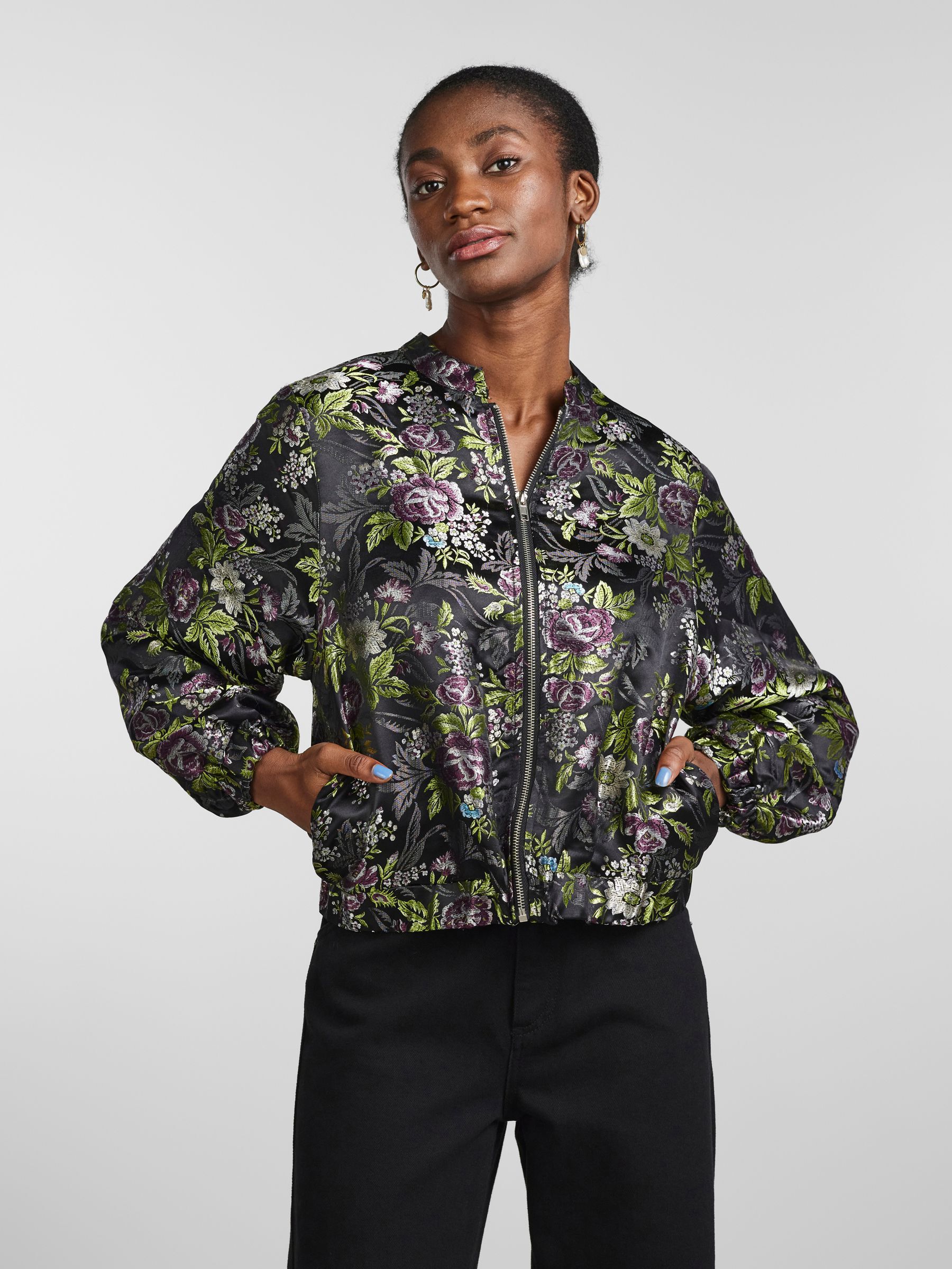 YASLULLA BOMBER JACKET Black Y.A.S Belgium