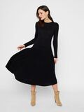 YAS STRIKKET LANGERMET KJOLE, Black, highres - 26020508_Black_005.jpg