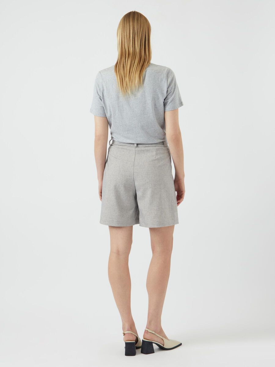 YAS YASRIU SHORTS, Light Grey Melange, highres - 26037796_LightGreyMelange_004.jpg