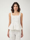 Product image thumbnail - YASBLUMA  STRAP TOP, Star White | 1