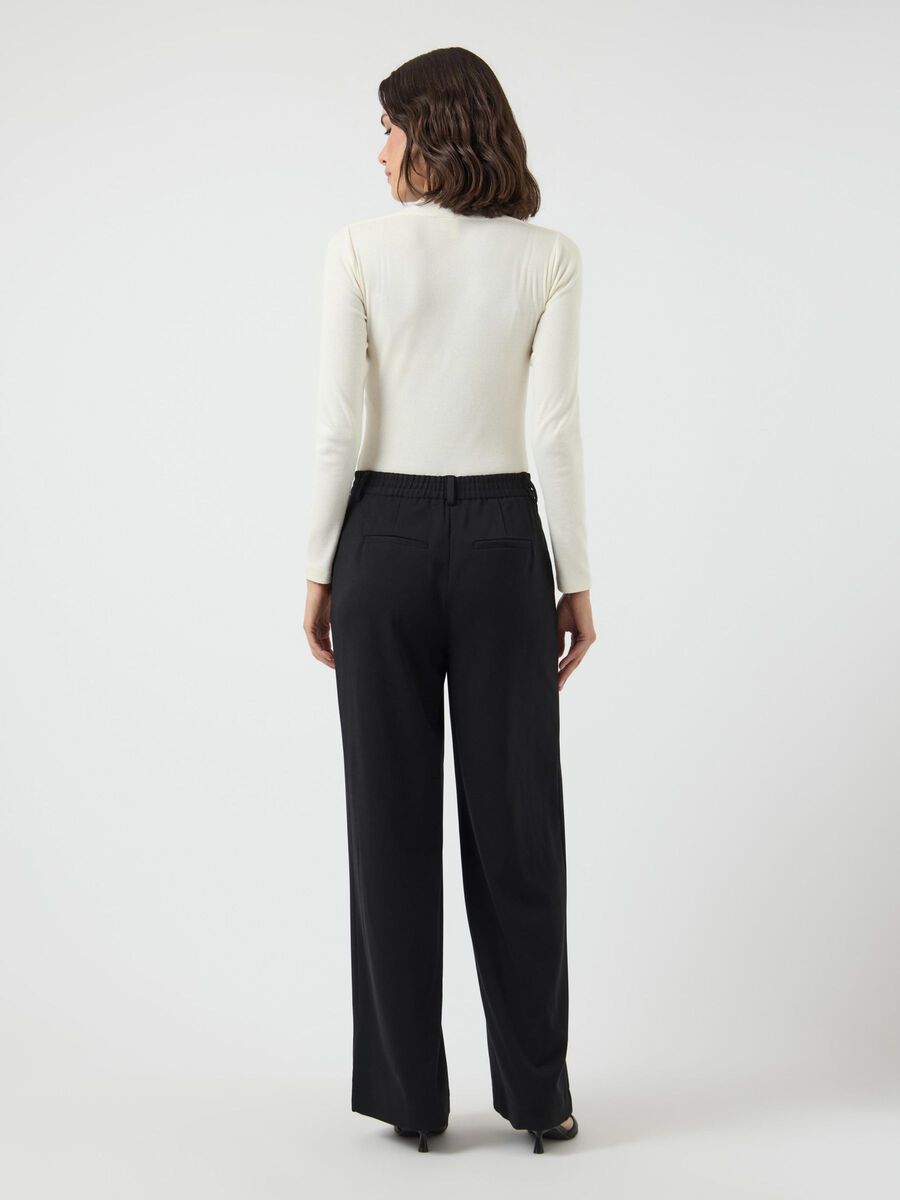 YAS YASSUSSI WIDE TROUSERS, Black, highres - 26037912_Black_004.jpg