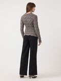 Product image thumbnail - YASMERA LONG SLEEVED TOP, Taupe Gray | 2