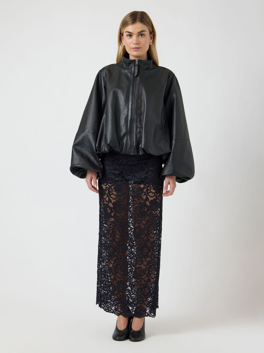 Carousel image - YASISABEL LEATHER JACKET, Black | 4